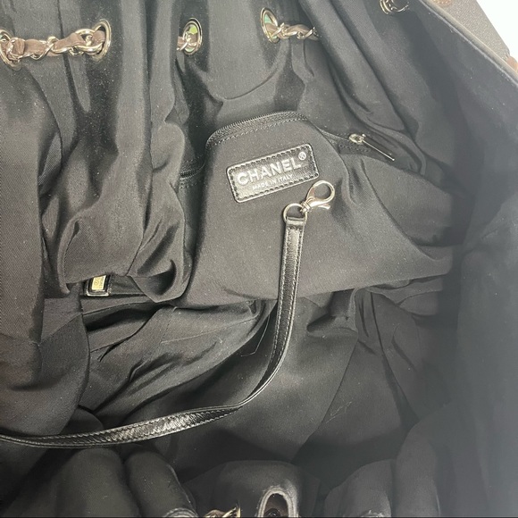 Stretch Spirit Large Cabas Hobo Bag brown lambskin leather - Picture 11 of 16